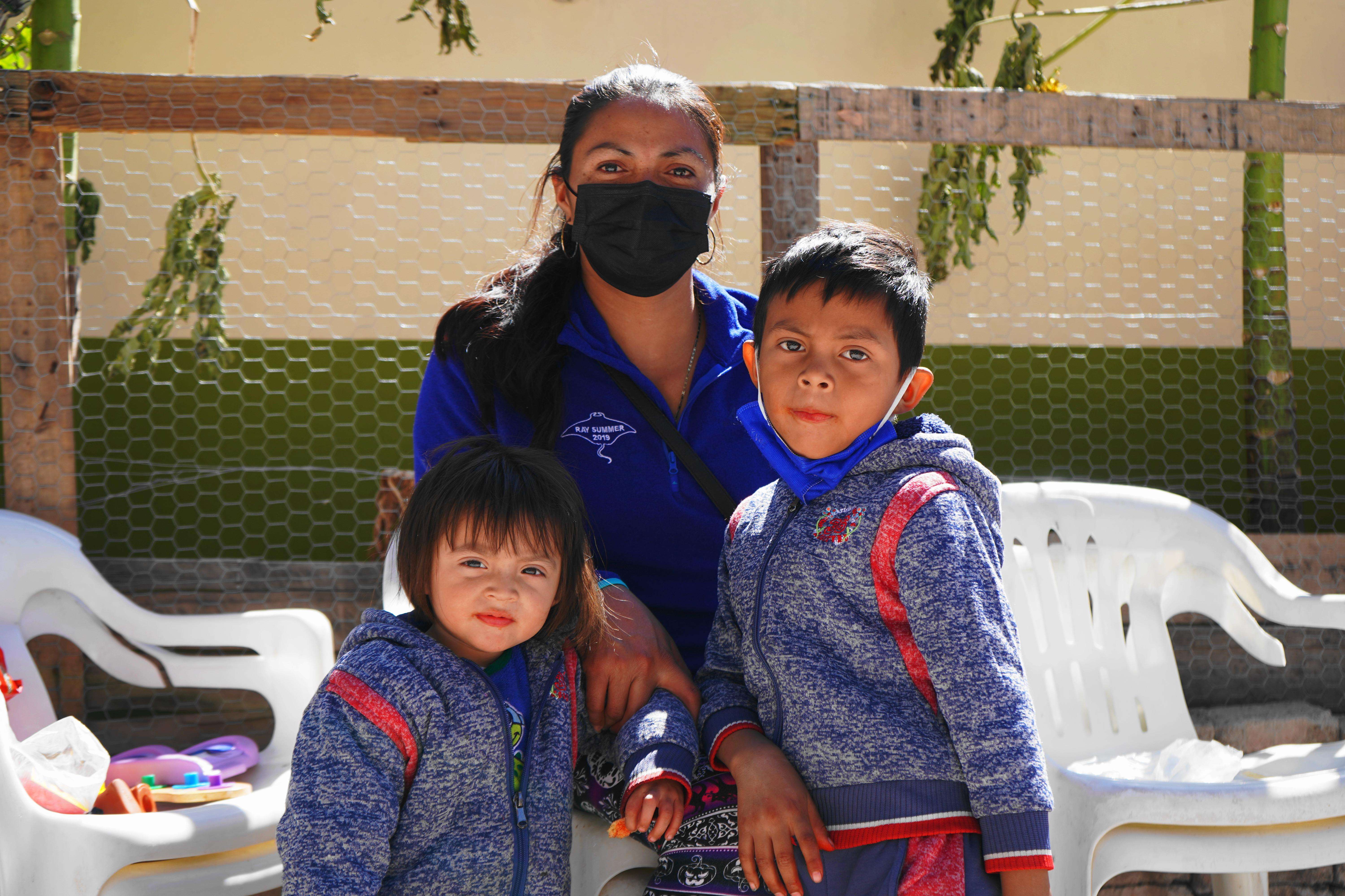 Amanda Maribel Sánchez, 28, fled Copan and Lempira, Honduras, seeking asylum for herself and her two children.