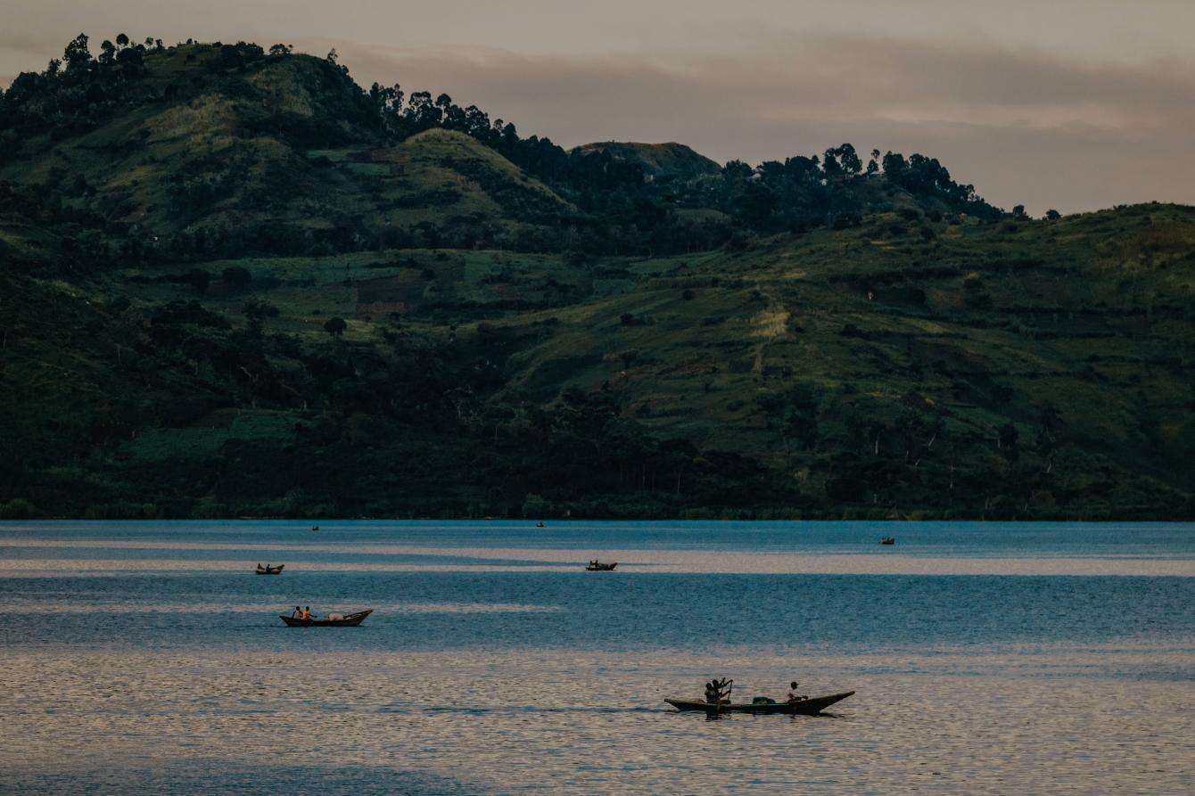 Lake Kivu, Democratic Republic of Congo.