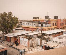 The MSF-run hospital in Nablus, West Mosul.